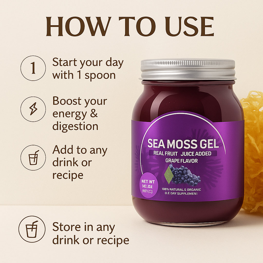 MossAura Sea Moss Gel