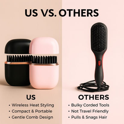 SleekPod Mini Heated Hair Straightening Brush™