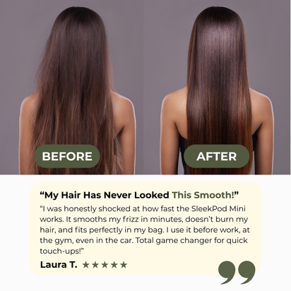 SleekPod Mini Heated Hair Straightening Brush™