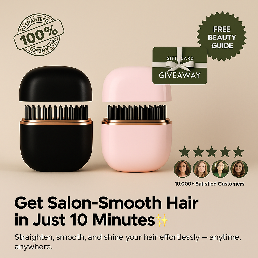 SleekPod Mini Heated Hair Straightening Brush™