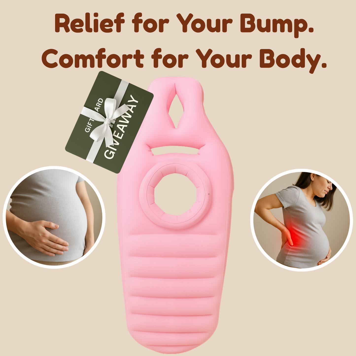 MamaCloud Pregnancy Comfort Inflatable Mat™